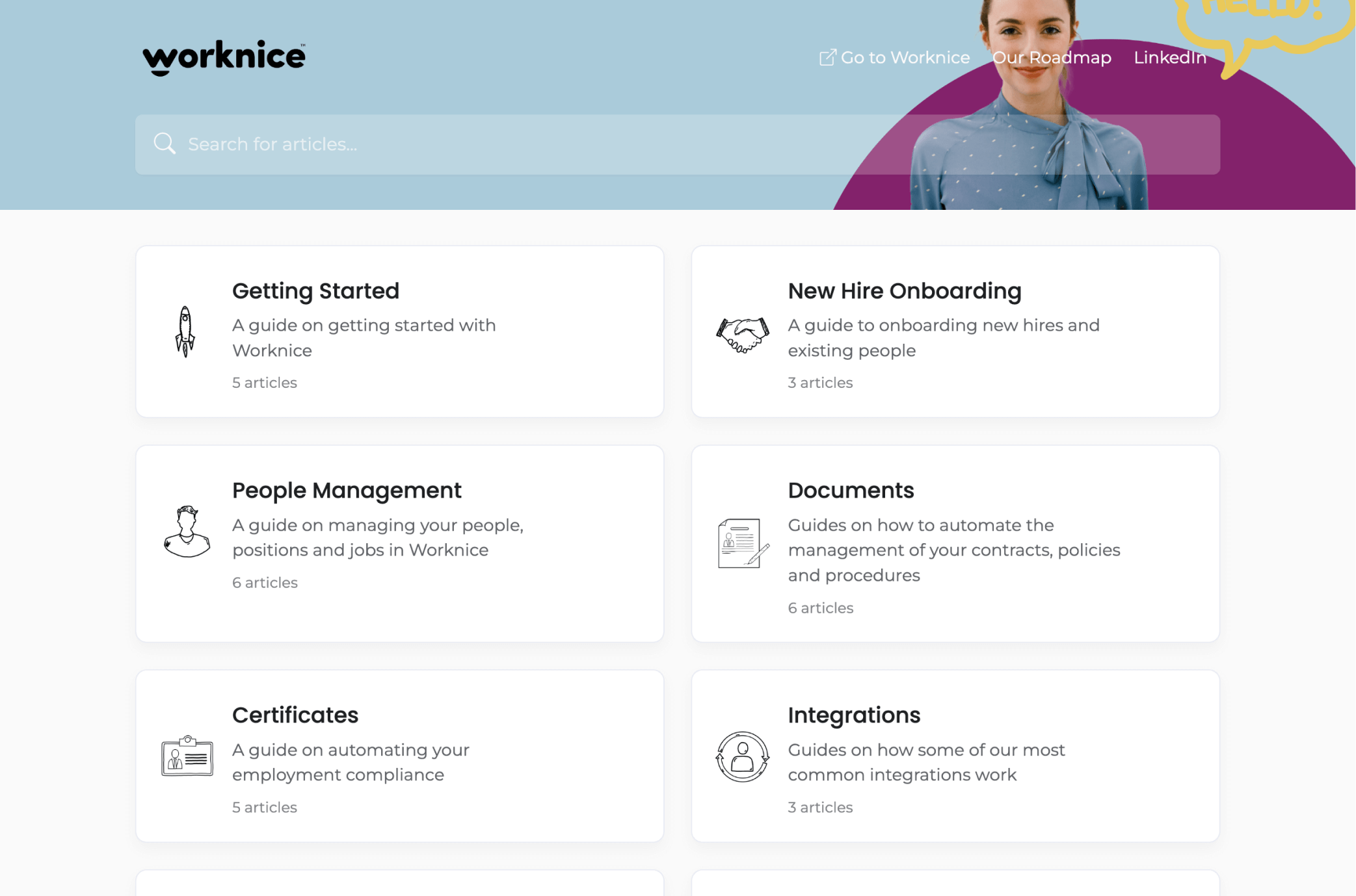 Worknice example